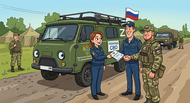 Восточно-Сибирское ТУ Росрыболовства совместно с Народным Фронтом продолжает оказывать поддержку бойцам в зоне СВО